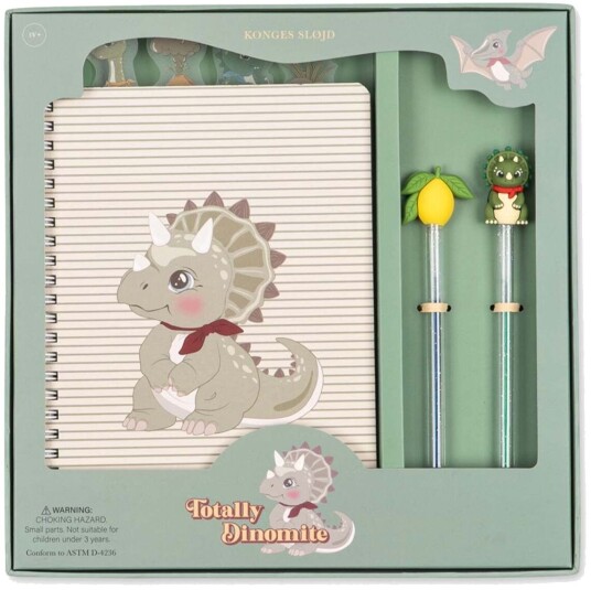 Konges Sløjd My Stationery Box Tegnsett, Dino Moss