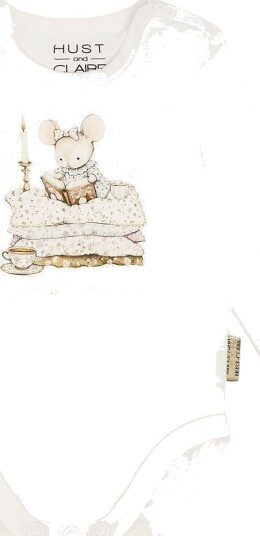 Hust and Claire Body I/e   HCBritt   Ivory m. Mus   Hust and Claire   68   Langermet Body   Hvit   62