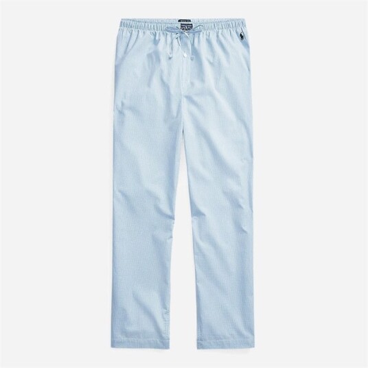Ralph Lauren Pyjama Pant - Light Blue Mini Gingham Ralph Lauren Pyjama Pant - Light Blue Mini Gingham