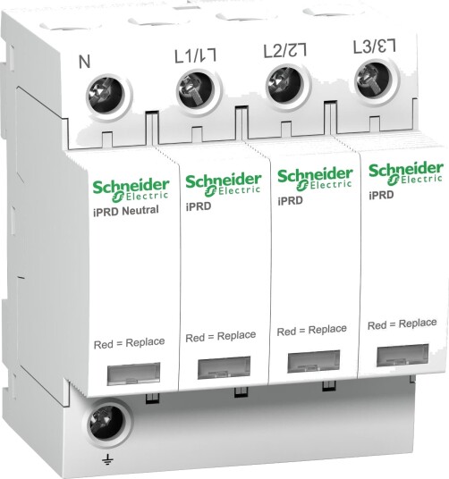 Schneider Electric Overspenningsvern 3 P+N For TT- Og TN-S-Nettverk Type 2 A9L65601 Schneider Electric Overspenningsvern 3 P+N For TT- Og TN-S-Nettverk Type 2 A9L65601