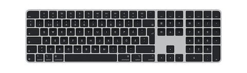 Apple Magic Keyboard med Touch ID og numerisk tastatur - Sort - Trådløs USB-C Apple Magic Keyboard med Touch ID og numerisk tastatur - Sort - Trådløs USB-C