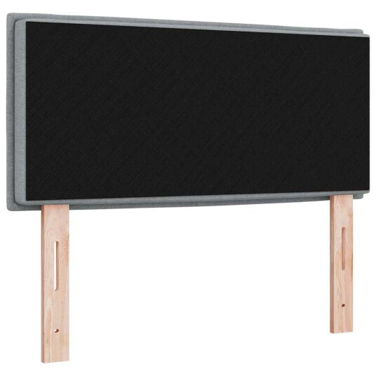 Hodegavl Linjedesign Lys Grå 80 cm Stoff