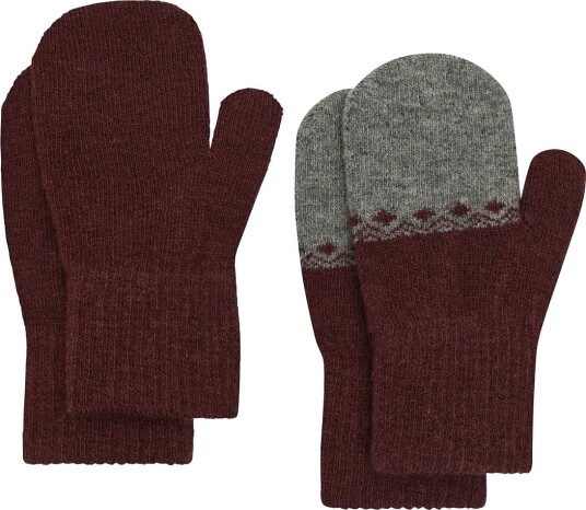 CeLaVi Magic Mittens 2 Pack ROSE BROWN 1\2Y