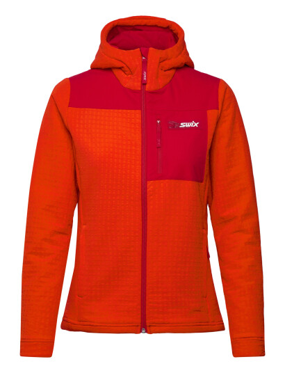 Swix Surmount Stormfleece Hood Jacket W Red XS Swix Surmount Stormfleece Hood Jacket W Red XS
