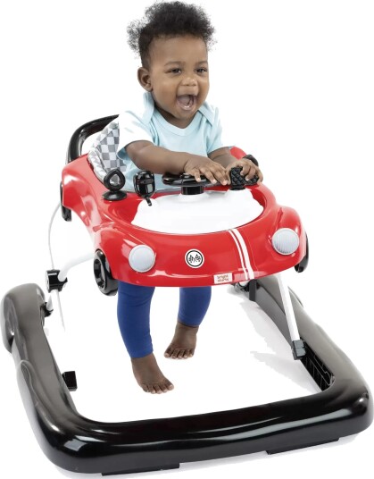 Bright Starts Little Speedster 3-I-1 Gåbil - 6+Mnd - Rød Racer
