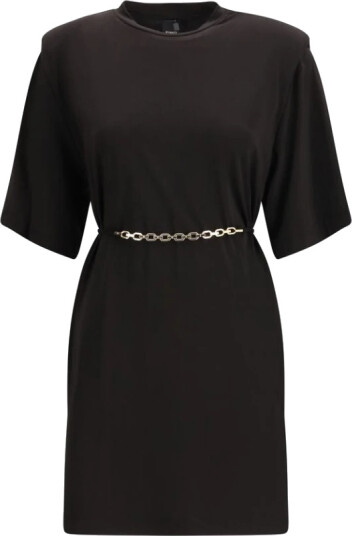 Pinko Dame Kjoler Svart S,