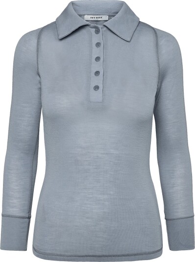 Ivy Oak Iofrancesca Blouse DOVE BLUE XL