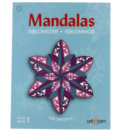 Mandalas malebok Eventyrlige iskrystaller Mandalas malebok Eventyrlige iskrystaller
