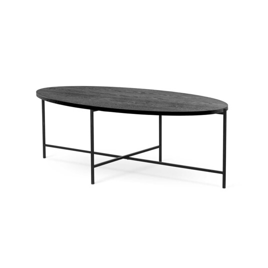 Torkelson Monza soffbord Svartbetsad ask/svart 140 x 70 cm Svart