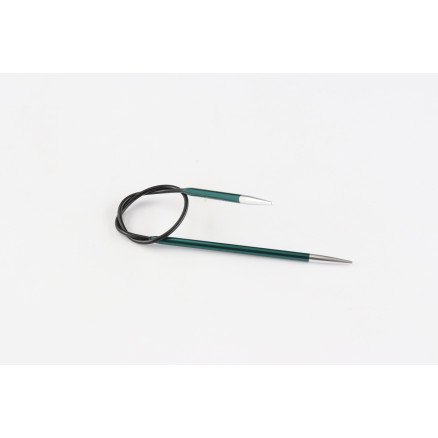 KnitPro Zing Asymmestriske Rundepinner 25 cm 3,00mm