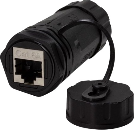 Techly Iwp Md C6a Ipglt Rj45 Rj45 Hunkjønn Sort