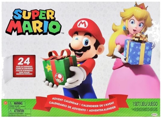 Nintendo Super Mario julekalender med figurer Nintendo Super Mario julekalender med figurer
