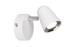 Trio Lighting Toulouse vegglampe, hvit Trio Lighting Toulouse vegglampe, hvit