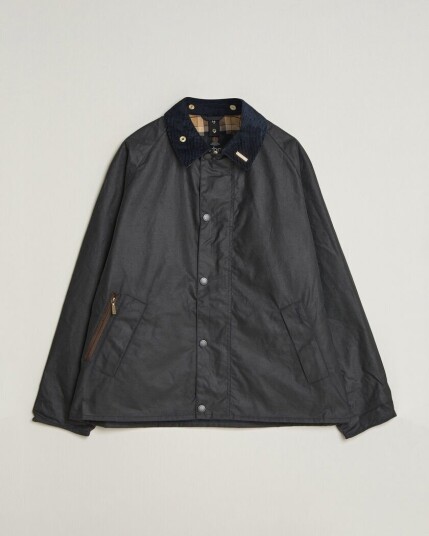 Barbour Lifestyle Icons Transport Wax Jacket Navy