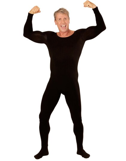 Svart Bodysuit med Lange Ermer Svart Bodysuit med Lange Ermer
