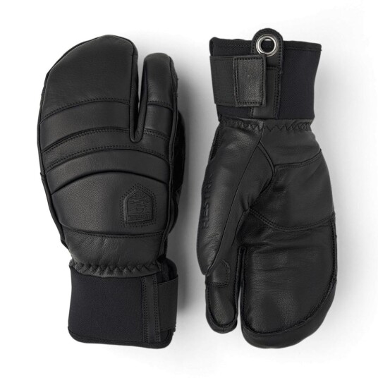 Hestra Fall Line 3 finger Skihansker Black/Black 9 Hestra Fall Line 3 finger Skihansker Black/Black 9