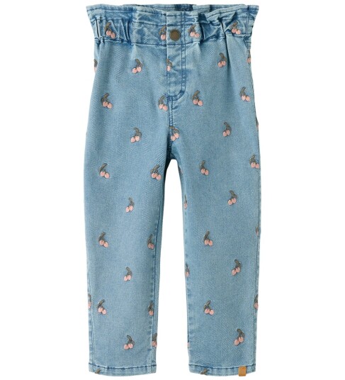 Lil"Atelier Nmfdeva Loose Emb Jeans 2024 Es Lil Blue 110