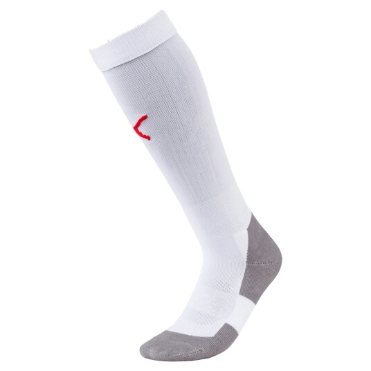 Puma Team Liga Socks Core, fotballsokker, unisex, senior, junior WHITE-RED