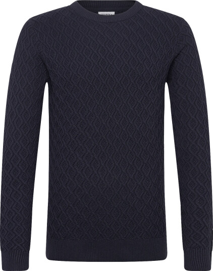 Lindbergh | Recycle Structure Knit O Neckrecycle Structure Knit O Neck | M