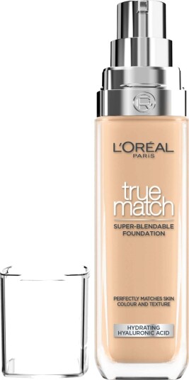 L'Oréal Paris True Match Super Blendable Foundation 3W Golden Beige med Fuktighetsgivende Egenskaper