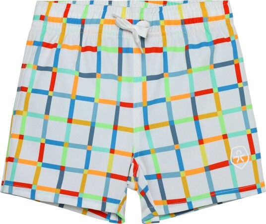 Color Kids BadeshortSnow White m. Rute   Color Kids   5 år 110   Badetøy