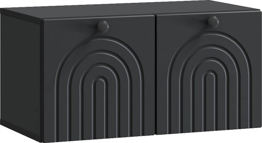 Vegghengt TV skap Svart 59,5 x 31 x 30 cm Konstruert tre Vegghengt TV skap Svart 59,5 x 31 x 30 cm Konstruert tre