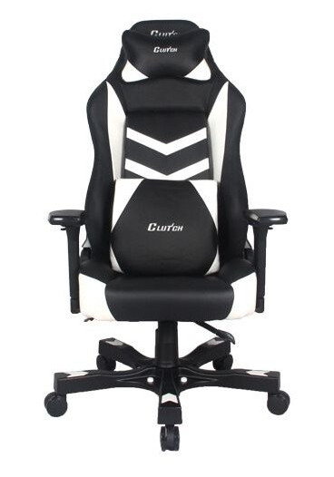 Clutchchairz Shift Charlie Black And White Seat Stc77bw