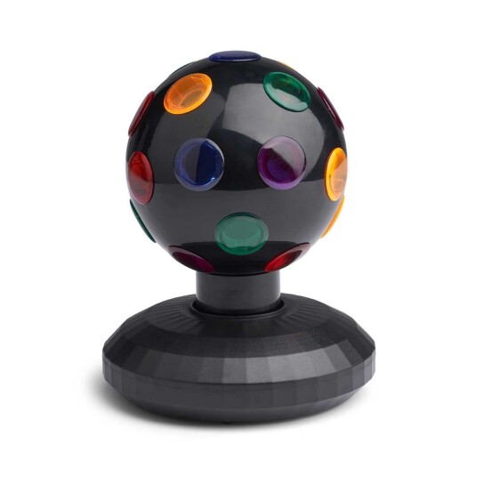 LIGHT - UP - Disco Ball Black 13cm  MCDC007 