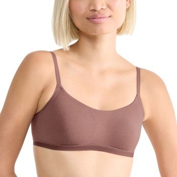 Sloggi BH GO Daily Cotton Top Mørkrosa Small Dame