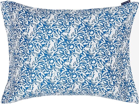 Lexington Putetrekk Flower Printed Sateen Blå Lexington Putetrekk Flower Printed Sateen Blå