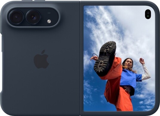 Apple iPhone Duo Mobildeksel Matte Silikon Marineblå