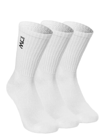 ICANIWILL Training Socks 3 Pack White 35 38 ICANIWILL Training Socks 3 Pack White 35 38