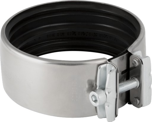 135 mm forkrommet stålkobling Silent db20 Geberit