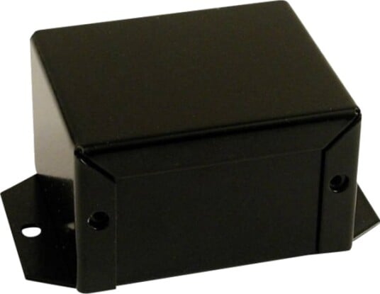 Hammond Electronics 1411FBNBK 127 × 76 × 56 mm Aluminium Sort Kabinett