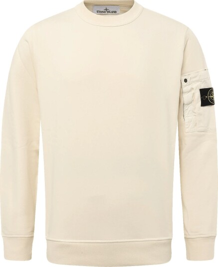 Stone Island Men"s Crewneck Sweatshirt CREME XL