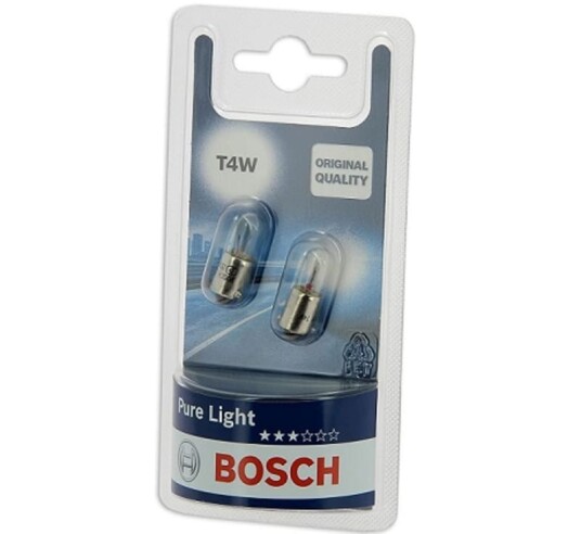 Bosch Pure Light lyspære
sett T4W 1987301023