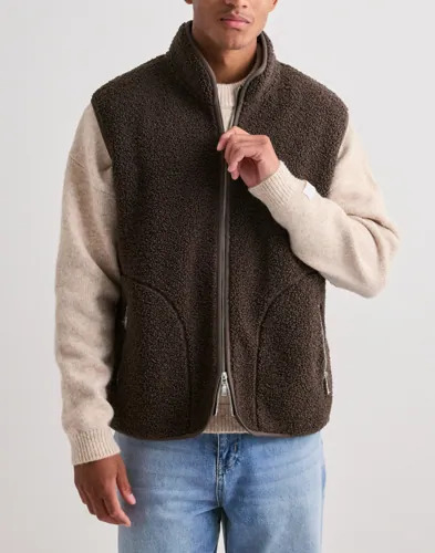 Que Sera Sera Pete Pile Vest Vester Brun