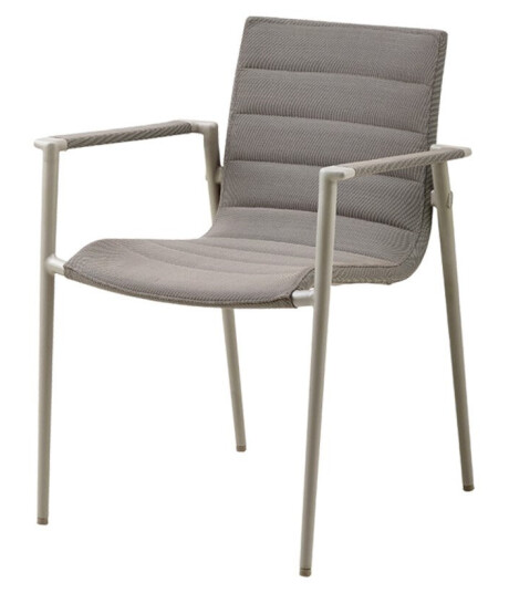 Cane-line Core stol m/armlene Taupe Natur Cane-line Core stol m/armlene Taupe Natur