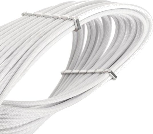 Bitfenix Alchemy 6-Pin-Pcie-Forlengelseskabel 45 Cm Sleeved – Hvit