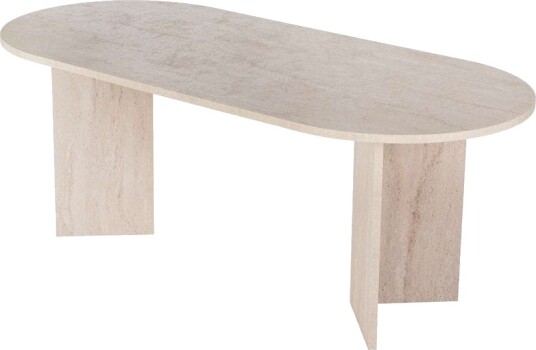 Dano Spisebord Oval 200 cm - Taupe
