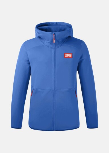 Huski Wear Jr Mid Hood Jacket Azure Blue 134 Jakker Huski Wear Jr Mid Hood Jacket Azure Blue 134 Jakker