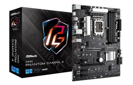 ASRock Z690 Phantom Gaming 4 - Intel Z690 - Intel LGA1700 socket - DDR4 RAM - ATX