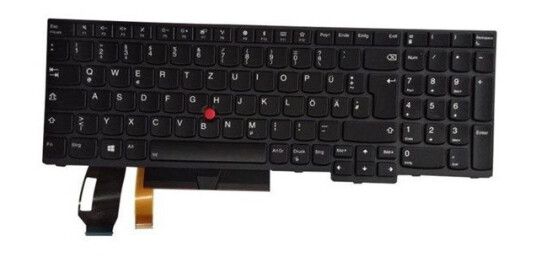 Lenovo Primax - Brbart tastatur - til utskifting - Tysk - Svart