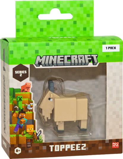 Minecraft Figur S2 Toppeez 1 stk 6 cm Goat 145439 Minecraft Figur S2 Toppeez 1 stk 6 cm Goat 145439