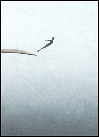 Jumping in the Void Plakat Plakat / 70x100cm