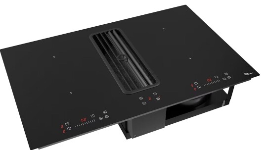 Thermex Le Mans Typhoon Compact 80cm Induksjonstopp med Innebygd Vifte - Svart Thermex Le Mans Typhoon Compact 80cm Induksjonstopp med Innebygd Vifte - Svart