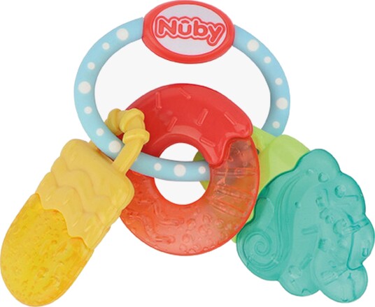 Nuby Icy Bite Sweets Bitering Yellow/Turqoise/Red