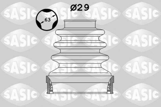 Sasic Mansjett drivaksel SASIC 2873883