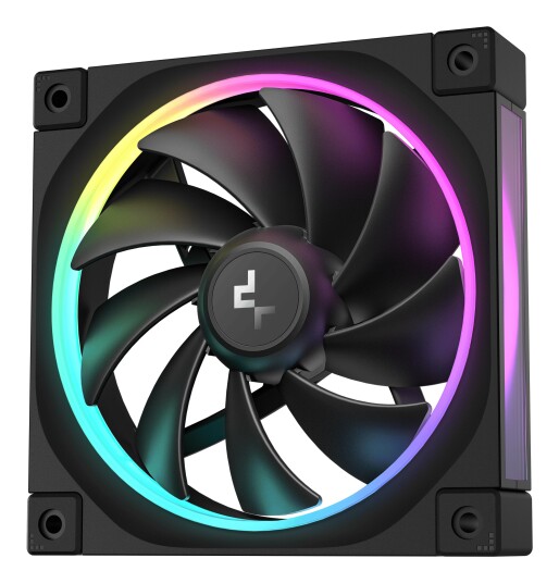 Deepcool FL12 120mm Kabinettvifte med RGB LED - Svart