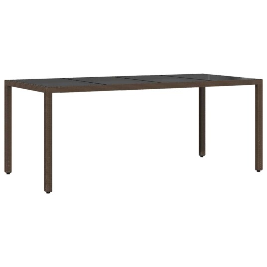 9 delt hagemøbelsett Brun Poly Rattan 9 delt hagemøbelsett Brun Poly Rattan